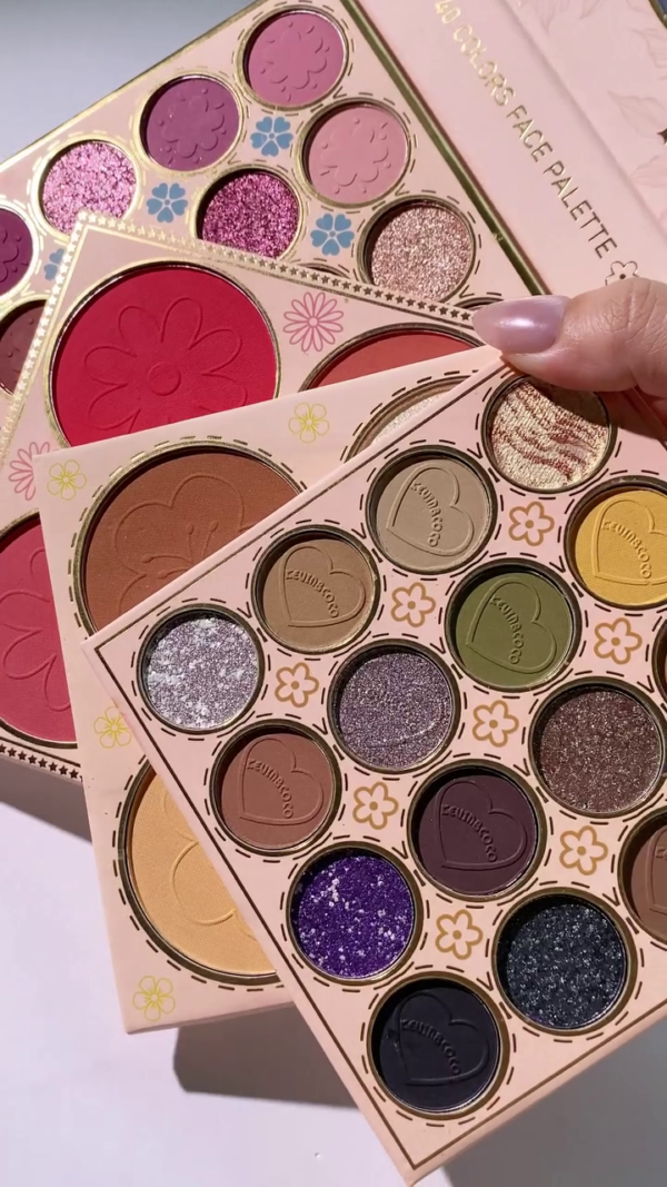 Ultimate Multi-Palette Collection – Vibrant Eyeshadows, Radiant Blushes, and Luminous Highlighters for All-Day Glam