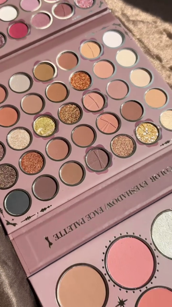 117-Color All-in-One Eyeshadow and Face Palette with Matte, Shimmer, and Glitter Shades for Professional and Everyday Glam Looks - Image 3