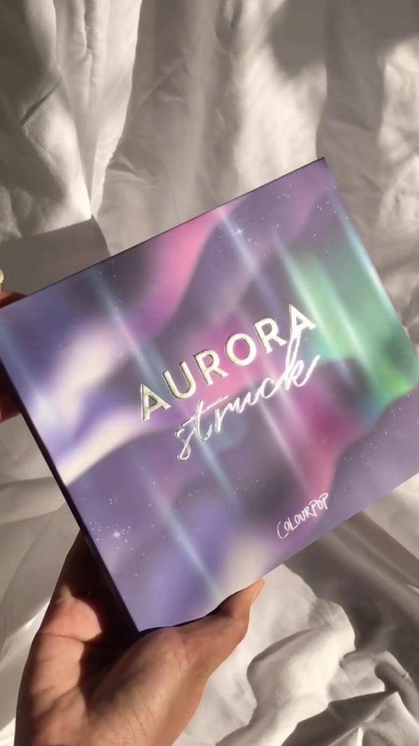 ColourPop Northern Lights-Inspired 30-Pan Eyeshadow Palette Featuring a Dazzling Mix of Matte, Metallic, and Glitter Shades in Cool-Toned Pastels, Earthy Neutrals, and Cosmic Greens for Celestial-Inspired Makeup Looks