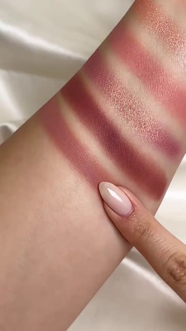 ColourPop Blush Crush 9-Pan Romantic Rosy Nude Eyeshadow Palette with Matte and Shimmer Finishes for Effortlessly Elegant Looks - Image 3