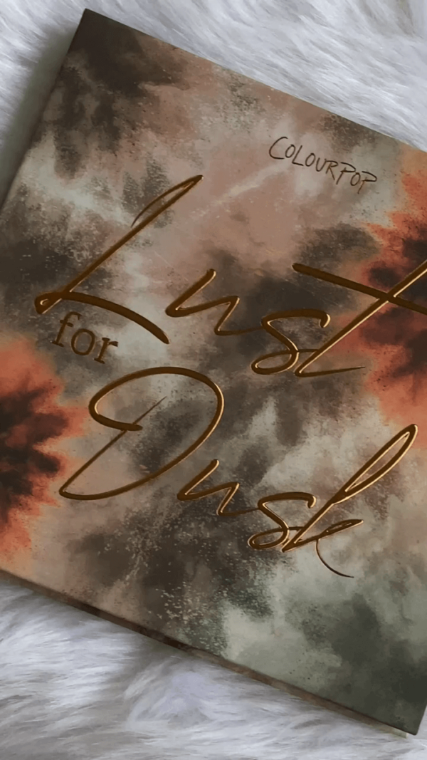 ColourPop Lust for Dusk Eyeshadow Palette with 16 Richly Pigmented Warm and Cool Toned Matte, Metallic, and Shimmer Shades for Day to Night Looks