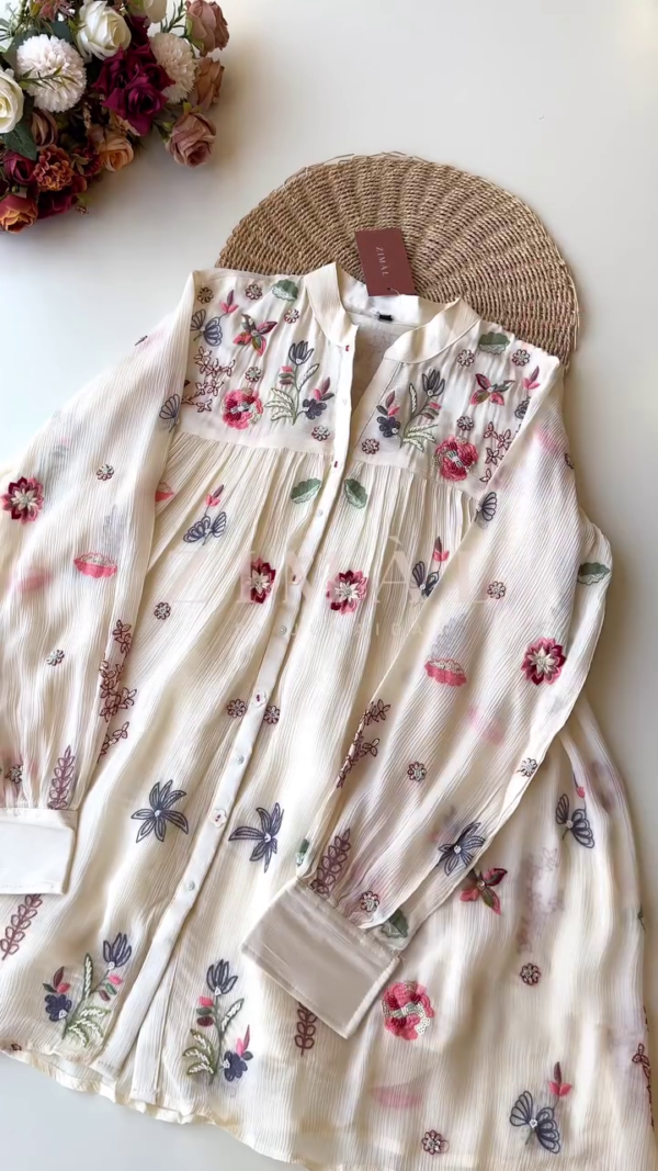 Premium Ethnic & Fusion Wear Collection Featuring Hand-Embroidered Sharara Sets, Designer Sarees with Beaded Jackets, Vibrant Festive Kurtis with Palazzo Pants, Richly Embroidered Lehenga Sets, and Elegant Floral Co-ord Sets in Soft Fabrics – Perfect for Celebrations, Weddings, and Elegant Daywear