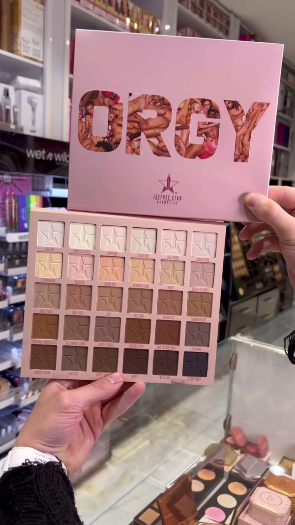 The Ultimate Nude Collection: Jeffree Star Orgy Palette – A Range of Rich, Sensual Neutrals for Every Look