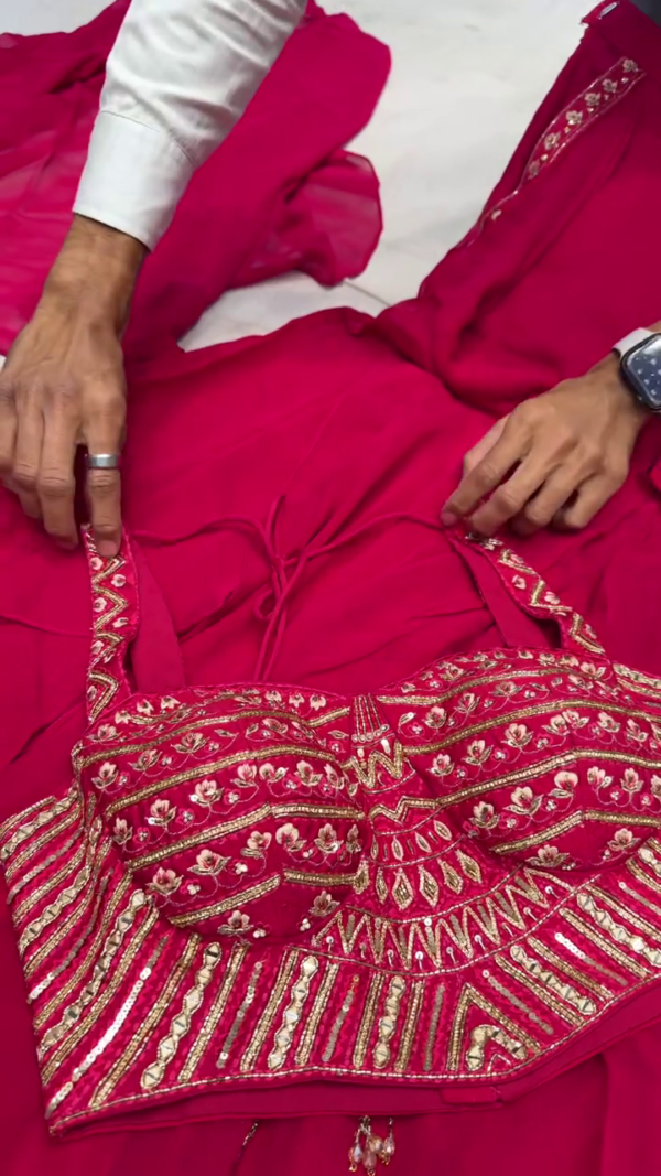 Premium Festive & Ethnic Wear Collection Featuring Hand-Embroidered Sharara Sets, Beaded Sarees with Jacket Blouses, Vibrant Printed Kurtis with Palazzo Pants, Elegant Co-ord Sets with Delicate Floral Embroidery, and Heavily Embellished Lehenga Cholis with Intricate Zari Work – Perfect for Weddings, Celebrations, and Elegant Occasions