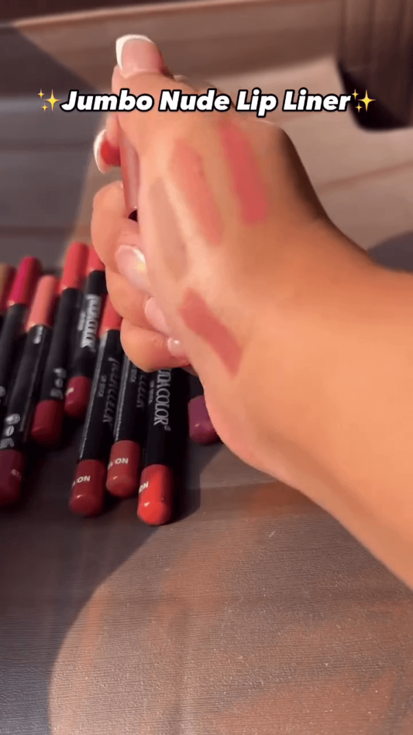 Nude Lip Liner Crayons – Smooth, Creamy, Long-Lasting Matte Formula in Multiple Natural Shades – Easy-Glide Precision for Defined - Image 2
