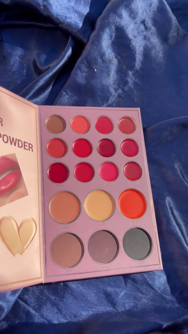 Glow and Eyeshadow Palette Set with 6 Highlighters and 24 Vibrant Shades for Stunning Looks - Image 4