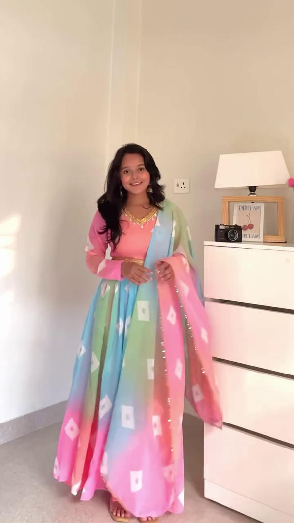 Bohemian & Vibrant Anarkali Dresses with Colorful Dupattas – Perfect for Casual Festive Occasions, Traditional Celebrations, and Day-to-Night Wear.