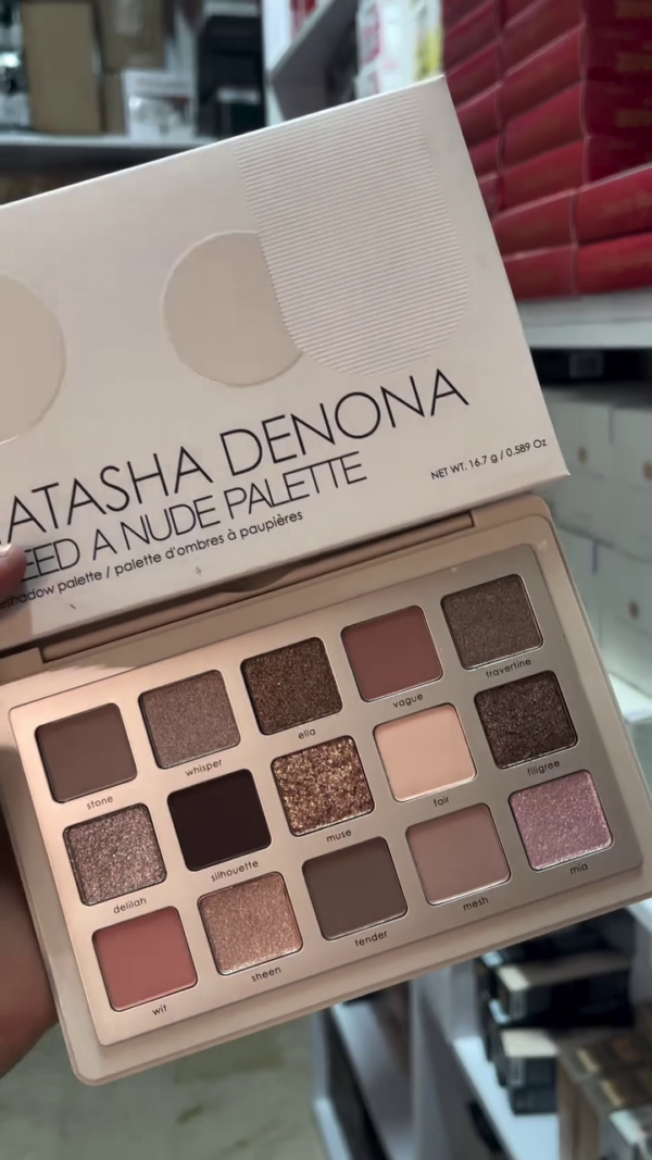Natasha Denona "I Need a Nude" Eyeshadow Palette – A Collection of Stunning Nude and Sparkling Shades for Effortless Glam Looks. - Image 2