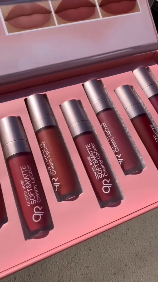 Complete Set of Soft & Matte Creamy Liquid Lipsticks – Long-Lasting, Highly Pigmented Shades for Smooth and Velvety Lip Color - Image 2