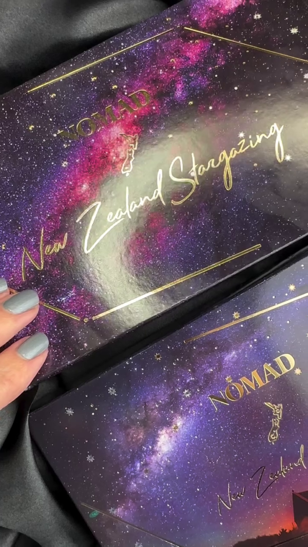 Galaxy Inspired Eyeshadow Palette with 18 Cosmic Shades – Highly Pigmented Matte, Shimmer and Metallic Finishes in Bold Blue, Purple, Pink, Gold, Silver and Neutral Tones