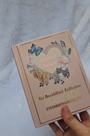 All-in-One Makeup Book Set with Eyeshadow, Lip Colors, Highlighter & Face Palette – Travel-Friendly Cosmetic Kit in Stylish Book Design for Daily, Party & Professional Use