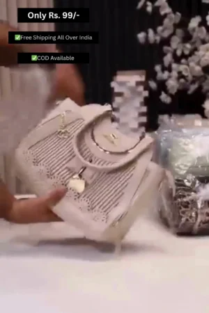 Trendy Women’s Handbag – Elegant Bow Design Shoulder & Tote Bag with Detailing