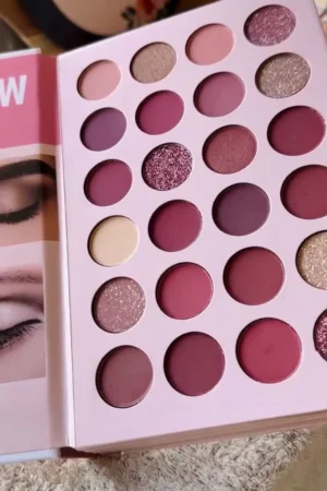 All-in-One Makeup Book Kit – Professional Eyeshadow, Blush, Highlighter, and Contour Palette for Complete Face Makeup