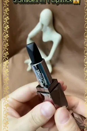 3-in-1 Multi-Shade Lipstick – One Tube, Three Stunning Colors