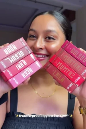 Mars Transferproof Lip Gloss – Long Lasting, Smudge-Free, Non-Transfer, High Shine Glossy Finish with Rich Pigment Shades