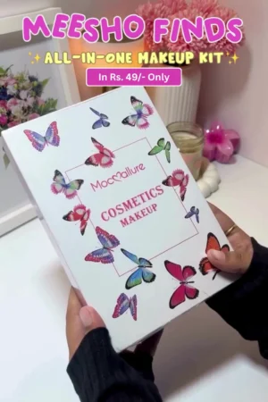 All-in-One Makeup Book Kit with Eyeshadows, Highlighters, Contour Shades, Blushers, and Compact Powder – Professional Beauty Palette for Complete Face Makeup