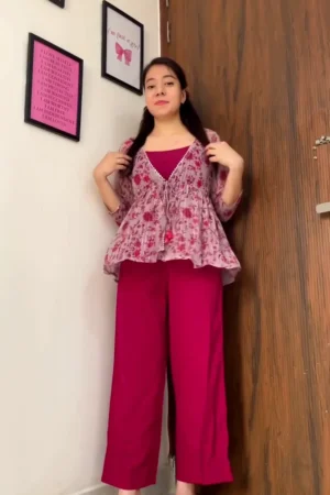 Beautiful Ivory White Handcrafted Anarkali Dress with Sequin Highlighted Neckline – Chic Collection for Modern Women