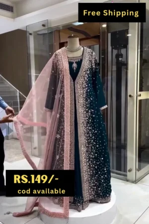 Anarkali Suit for Women – Flared Ethnic Dress with Beautiful Design and Detailing – Perfect for Weddings, Parties, and Festive Occasions