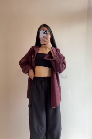 Deep Red Velvet Saree with Heavy Border and Zari Pallu Work