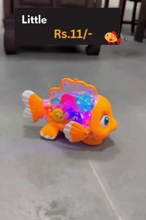SparkleSplash Colorful Toy Fish for Kids | Cute Aqua Play Fish with Smooth Finish & Fun Design