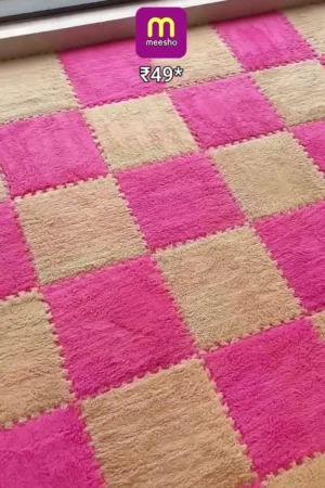 Decorative Soft Flooring Mat: Stylish, Cushioned, and Comfortable Floor Covering for Home, Office, and Play Areas – Perfect for Kids and Adults