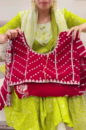 CrimsonAura Traditional Red Choli Blouse with Elegant Fitted Design, Soft Comfortable Fabric & Festive Ethnic Style for Lehenga, Ghagra & Party Wea