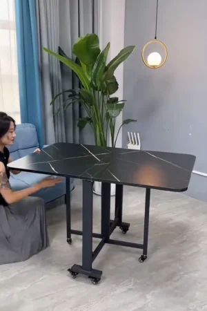 SpaceCraft Smart Folding Table with Reinforced Frame, Quick Fold Action & Everyday Utility Comfort