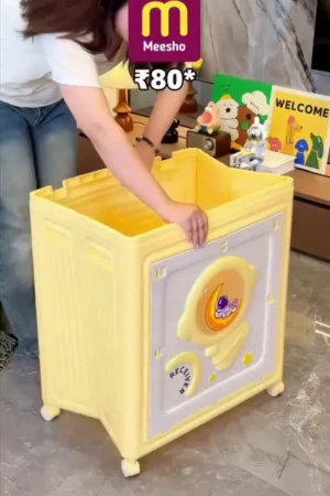 Premium Large Storage Box with Lid | Heavy-Duty Stackable Organizer for Clothes, Toys, Bedding & Household Items | Durable Space-Saving Storage Container