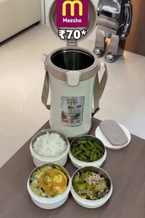 Lunch Box Tiffin for Office & School | Leakproof Food Container | Multi-Compartment Tiffin Box