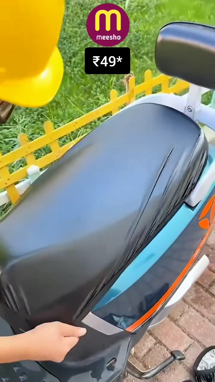 Premium Activa Seat Cover – Waterproof & Dustproof Scooter Seat Protector with Anti-Slip Fit for Daily Use