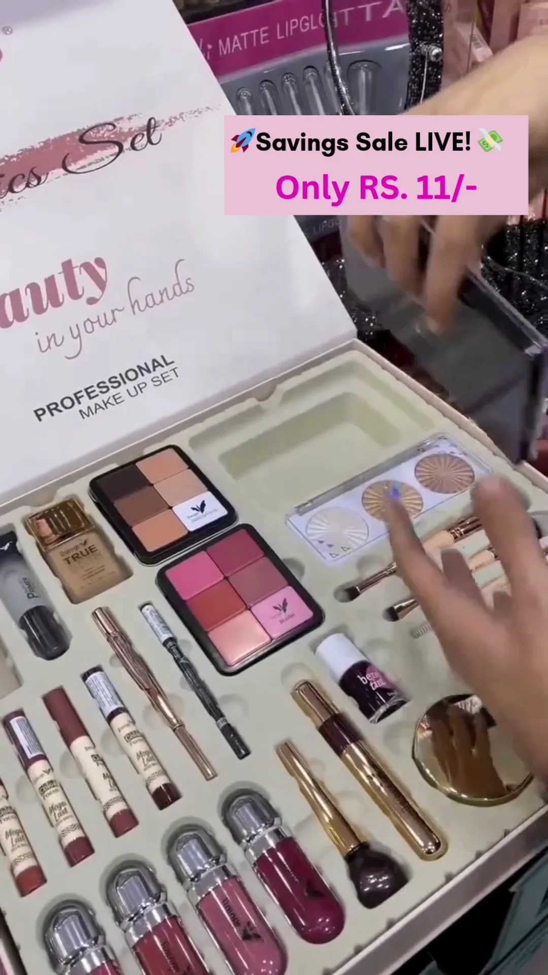Daroge Professional Make Up Set 21 In 1 | Complete Full Face Makeup Kit