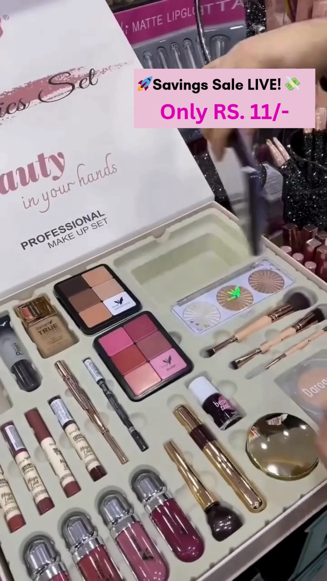 Daroge Professional Make Up Set 21 In 1 | Complete Full Face Makeup Kit