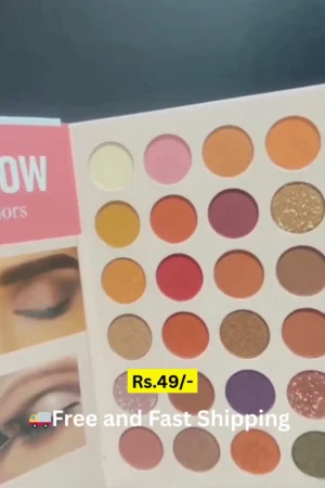 Beauzy 5 in 1 Makeup Book | 5-Layer Foldable Palette | 48 Eyeshadow Shades, 6 Highlighters, 6 Blushers, 12 Lip Colors, 3 Concealers & 3 Eyebrow Powders | Multi-Use Professional Makeup Palette (Flower Edition) | Outer Packaging May Vary