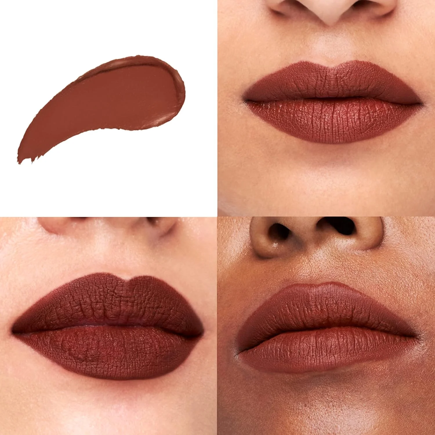 LoveChild Masaba Game On! - Hukum - Liquid Matte Lipstick, Pecan Brown Velvet Smooth, Non-Sticky, Hydrating & Moisturising, Lasts Up to 12 hours, 5Ml - Image 2