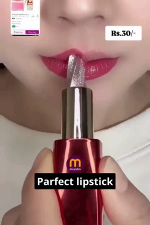 Metallic Shine Maroon Lipstick One Swipe Pigmentation | Non-Drying and Creamy Formula