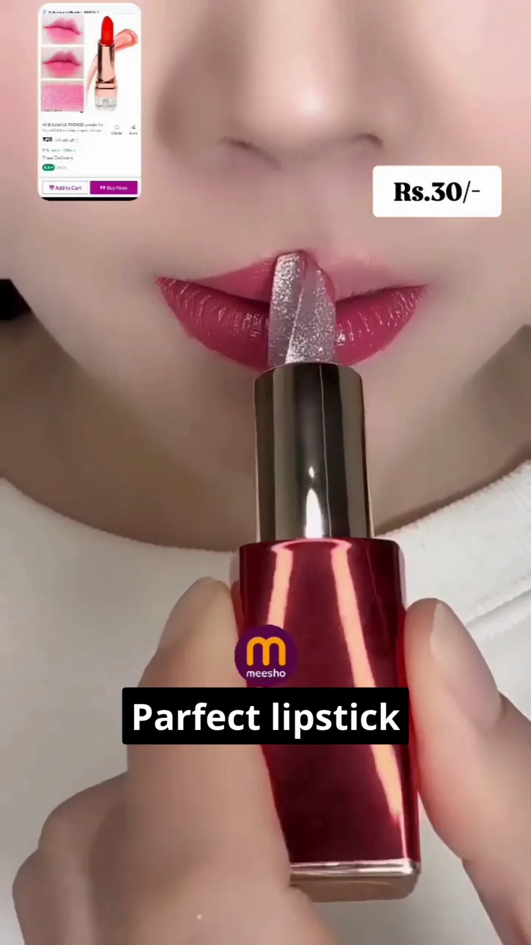 dream girl Lip ink shimmer matte lipstick waterproof long lasting metallic liquid red lipstick pack of 1 - Image 2