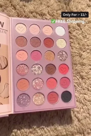 Beauzy 5 in 1 Makeup Book | 5-Layer Foldable Palette | 48 Eyeshadow Shades, 6 Highlighters, 6 Blushers, 12 Lip Colors, 3 Concealers & 3 Eyebrow Powders | Multi-Use Professional Makeup Palette (Flower Edition) | Outer Packaging May Vary